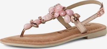 Infradito di Tamaris in rosa: frontale