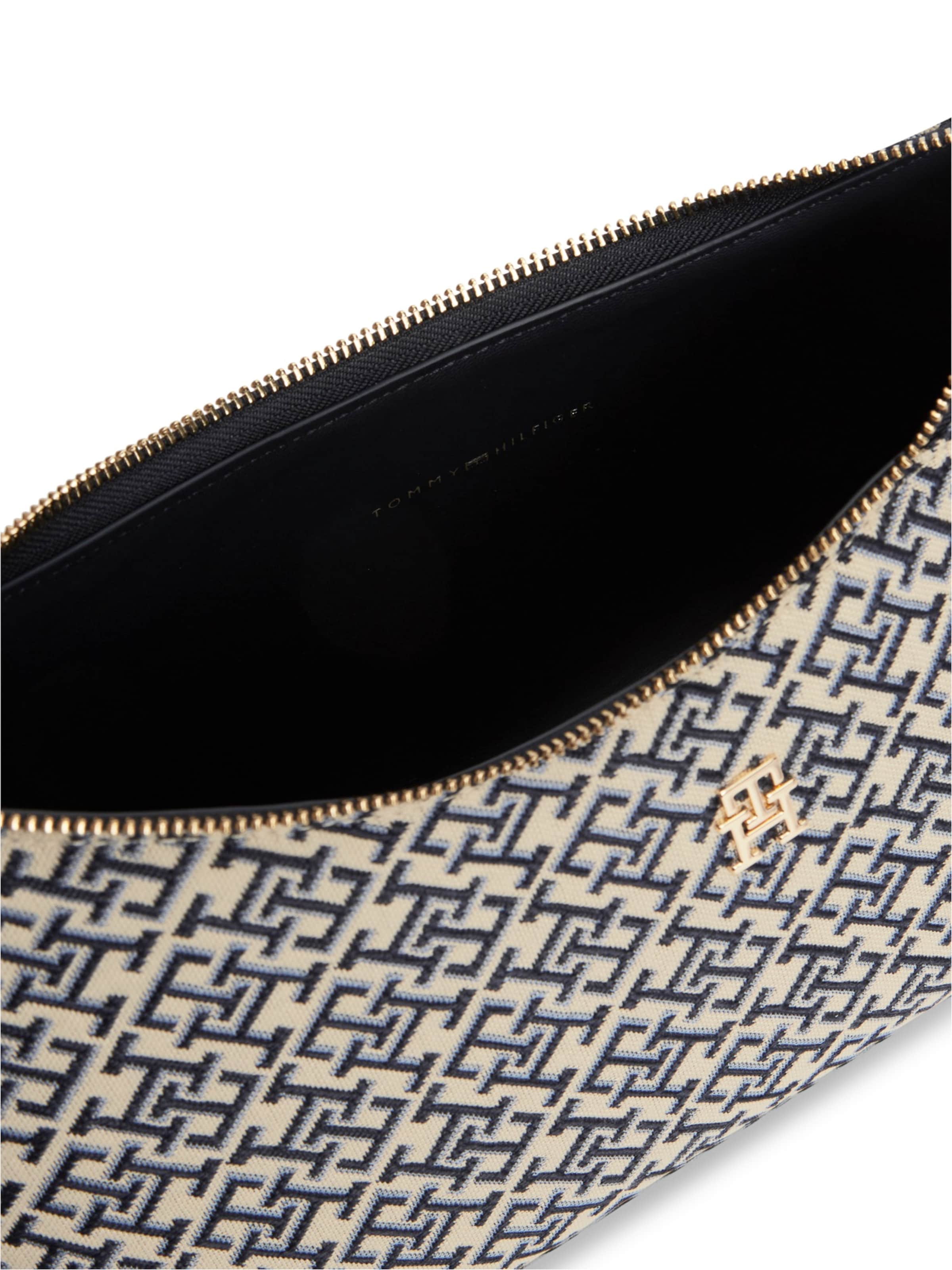 TOMMY HILFIGER Olkalaukku 'JACQUARD' värissä sininen