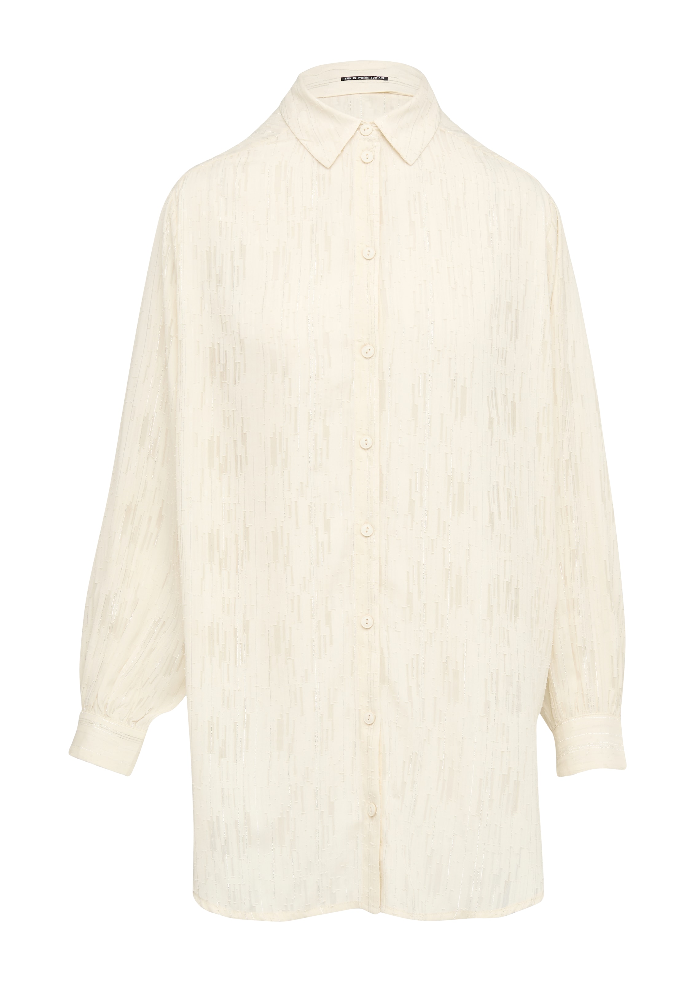 Chemisier QS en beige : devant