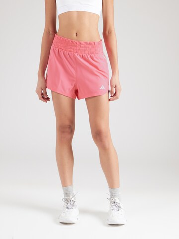 ADIDAS PERFORMANCE Loosefit Urheiluhousut 'PACER' värissä vaaleanpunainen: etupuoli