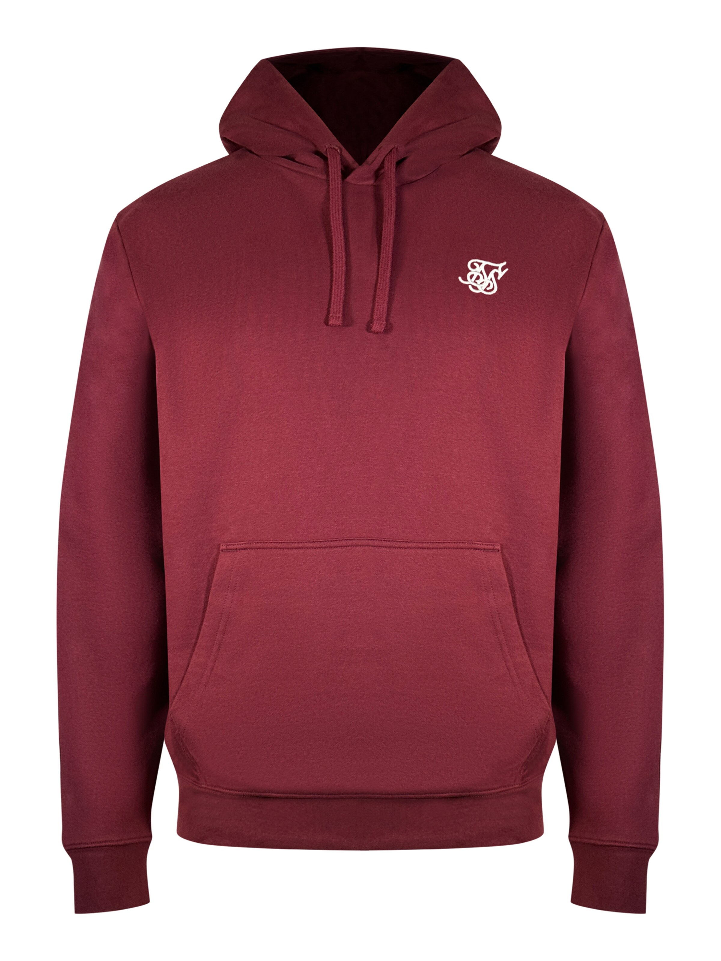 Sweat-shirt SikSilk en rouge : devant