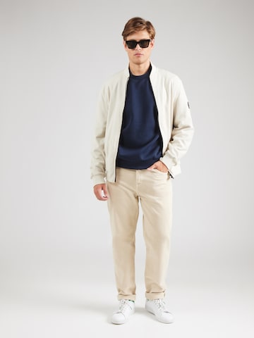 JACK & JONES Sweatshirt 'JJEBRADLEY' in Beige