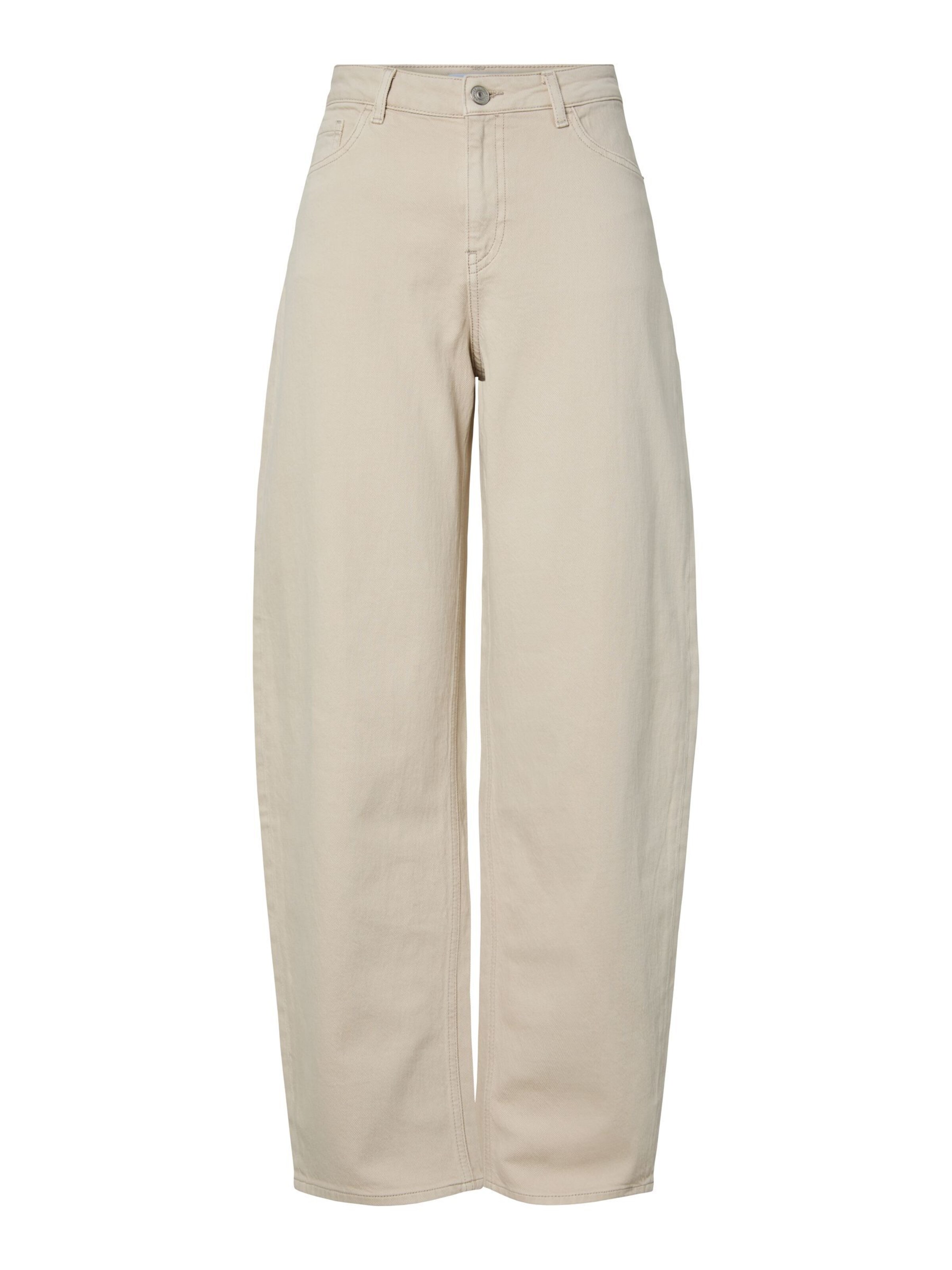 PIECES Jeans 'GRAC' in Beige: voorkant