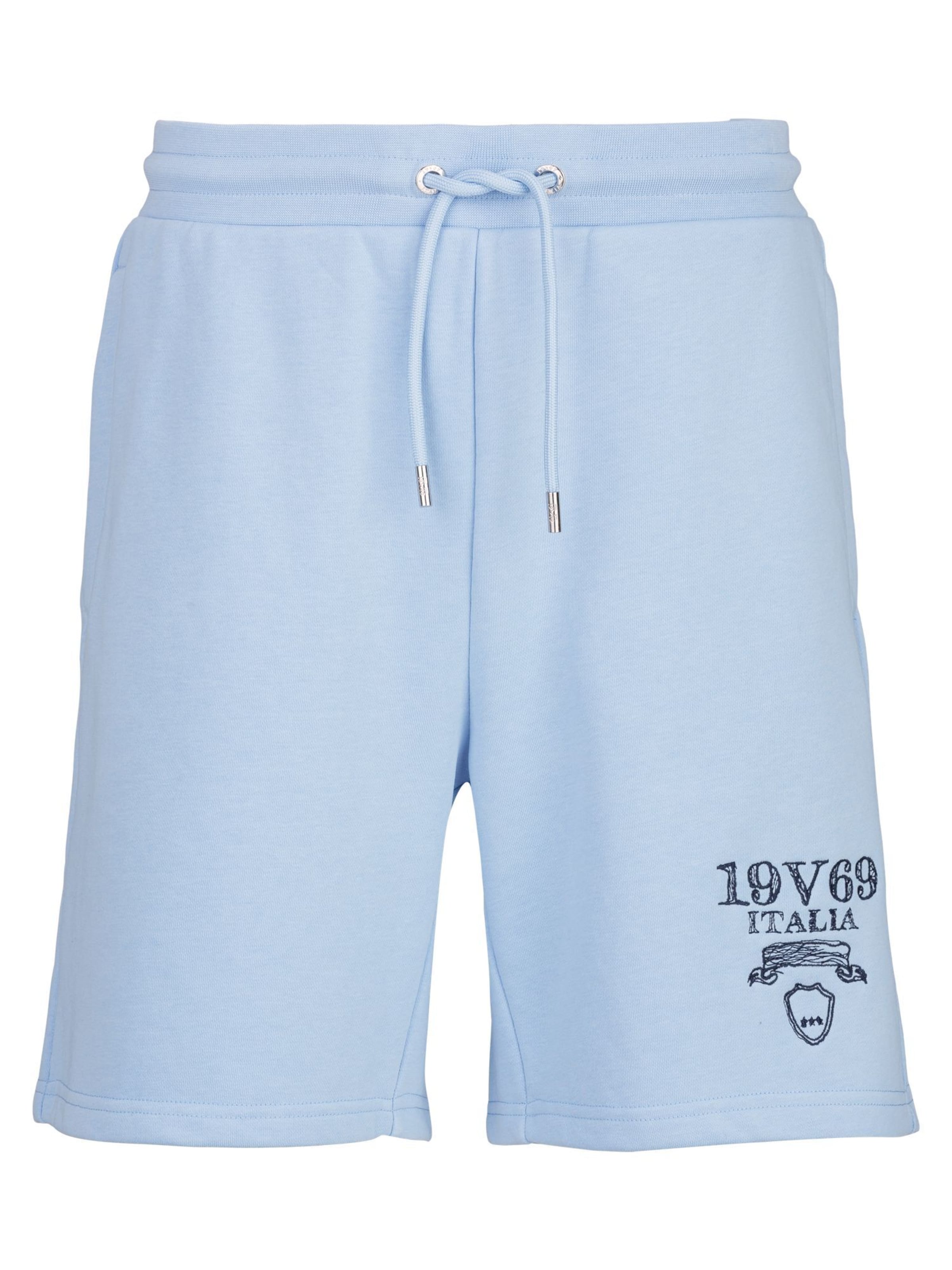 19V69 ITALIA Штаны в Синий: спереди