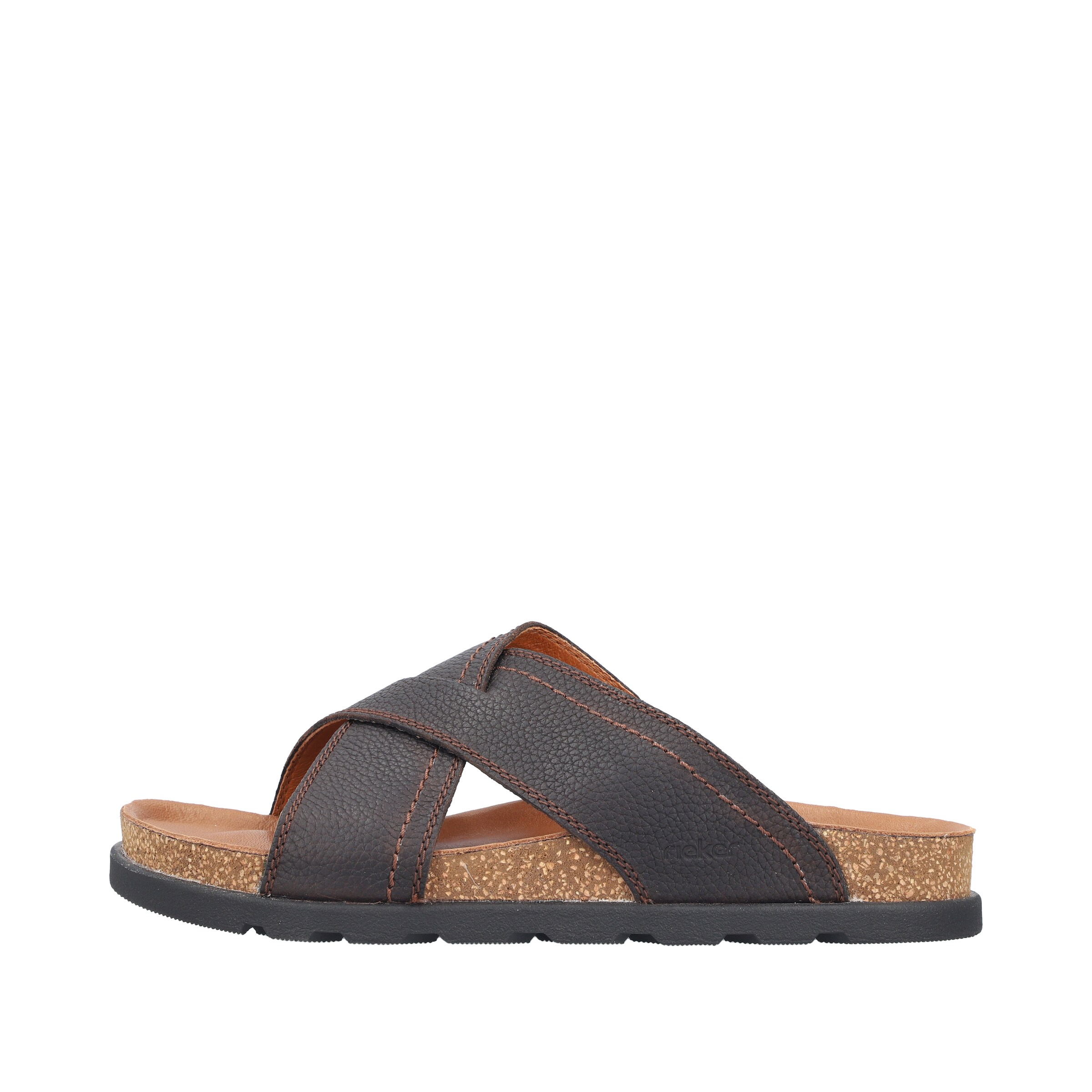 Rieker Mules in Brown: front