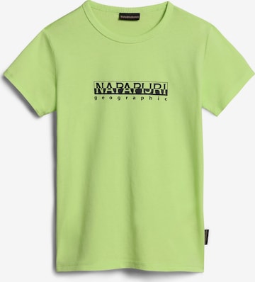 NAPAPIJRI Тениска в зелено: отпред