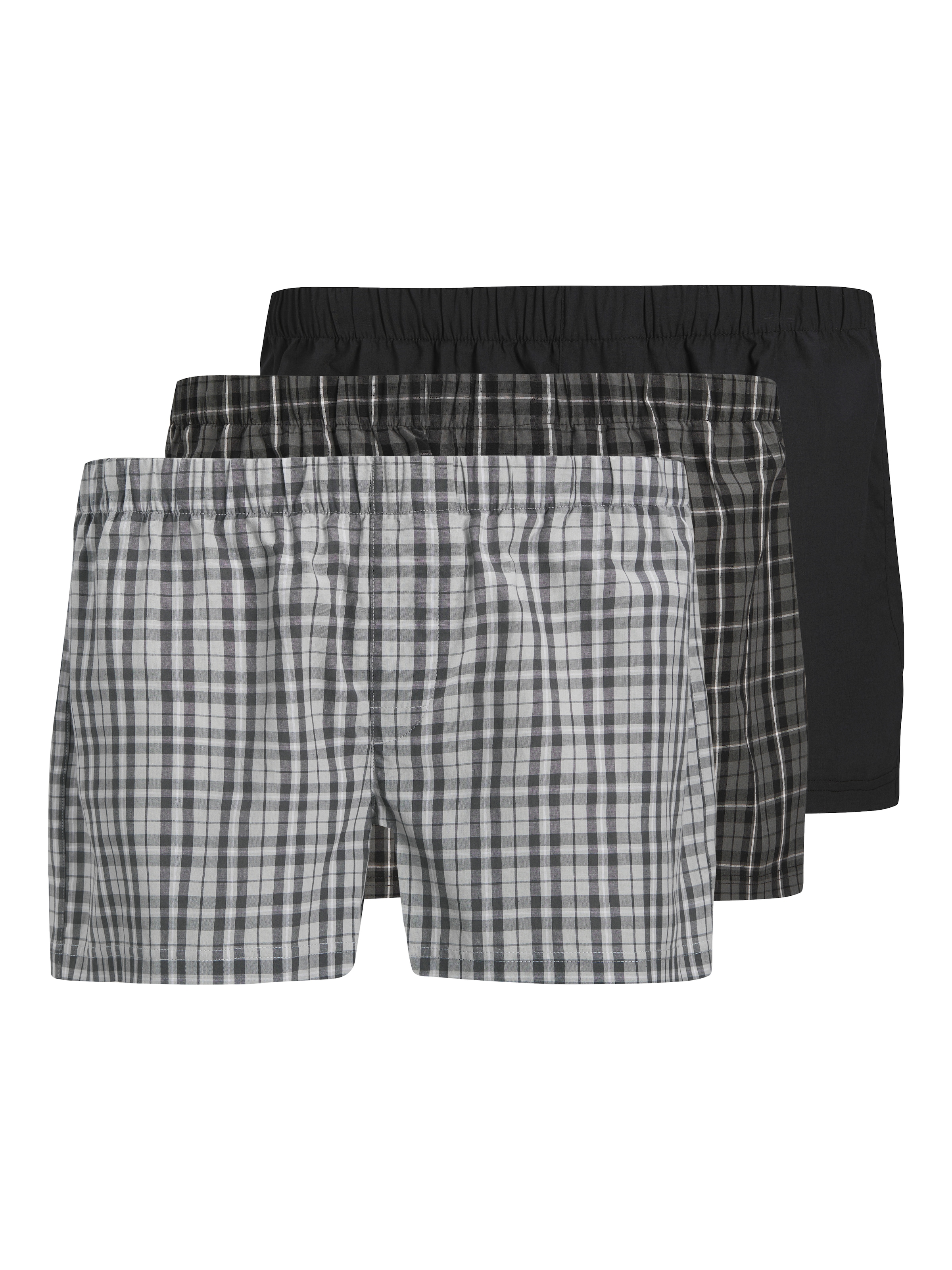 JACK & JONES Boxershorts 'Milano' in Schwarz: Vorderseite