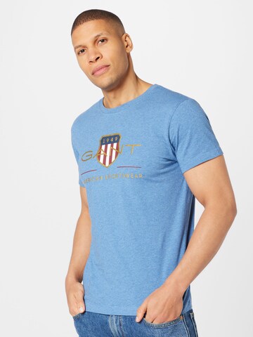 GANT - Camiseta en azul: frente