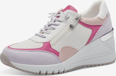 Sneaker low MARCO TOZZI pe lila / roz / roz / alb, Vizualizare produs