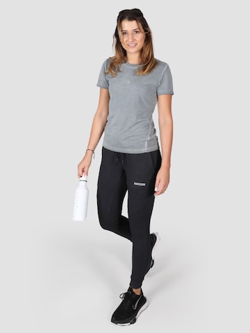Effilé Pantalon de sport MOROTAI en gris