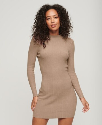 Superdry Dress in Brown: front