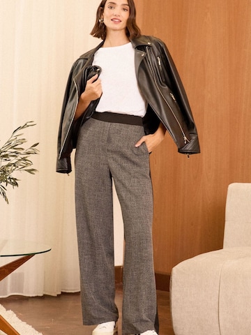 Wide leg Pantaloni di love & roses in marrone