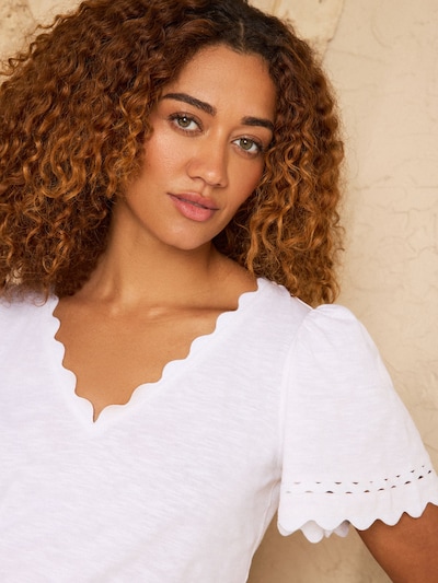 love & roses Shirt in Cream, Item view