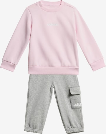 ADIDAS SPORTSWEAR Tracksuit 'Essentials' in Pink: front