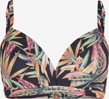 O'NEILL Bustier Bikinitop 'Panama' in Zwart: voorkant