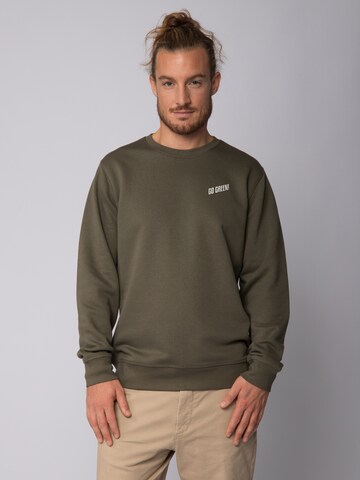 Felpa di Watapparel in verde: frontale