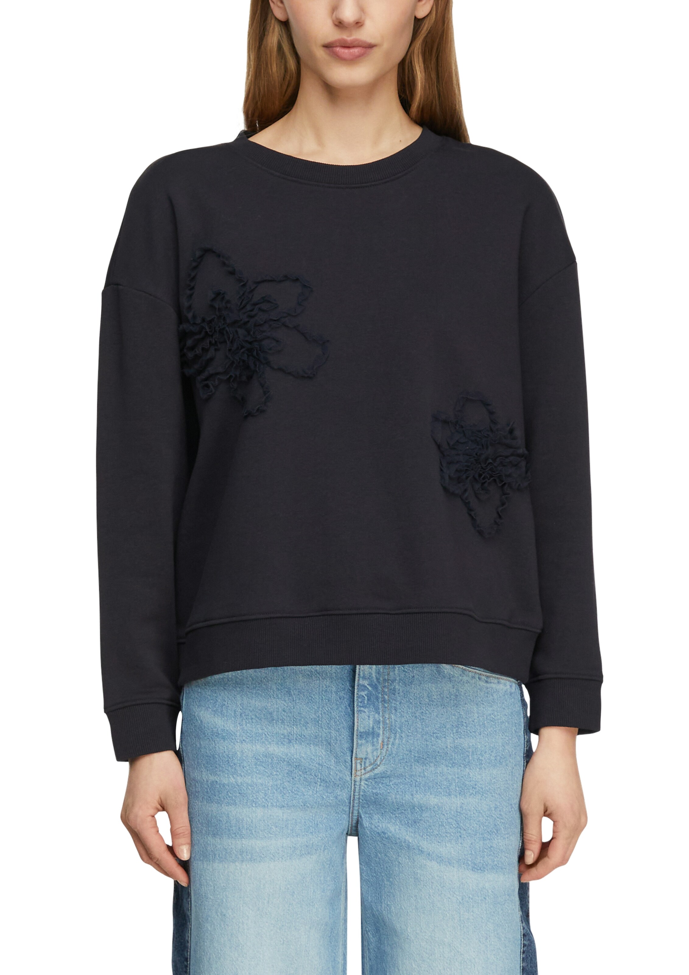 COMMA Sweatshirt in Blau: Vorderseite