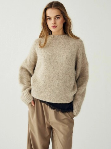 Pull-over ' N-Monika Knit ' Noella en beige