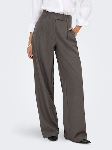 Wide leg Pantaloni cutați 'ONLLinda' de la ONLY pe gri