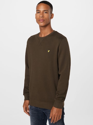 Lyle & Scott Sweatshirt in Groen: voorkant