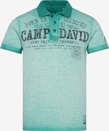 CAMP DAVID Poloshirt in Grün: predná strana