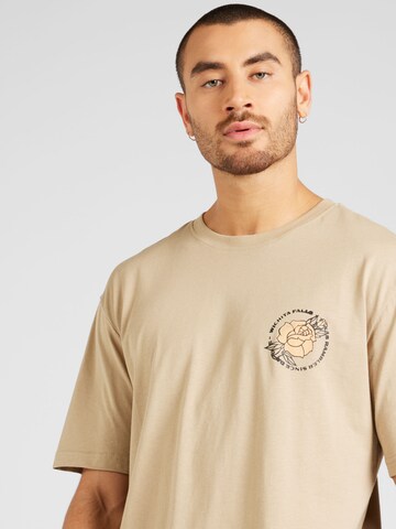 Only & Sons T-Shirt 'FALL' in Beige