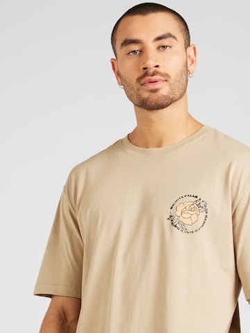 Only & Sons T-shirt 'FALL' i beige