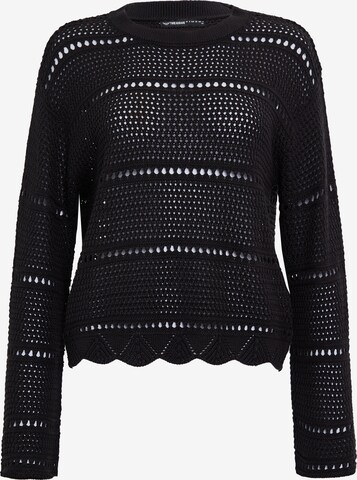 Pull-over 'Melbourne' Threadbare en noir : devant