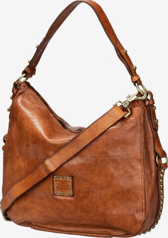 Campomaggi Shoulder Bag 'Nilo' in Brown: front