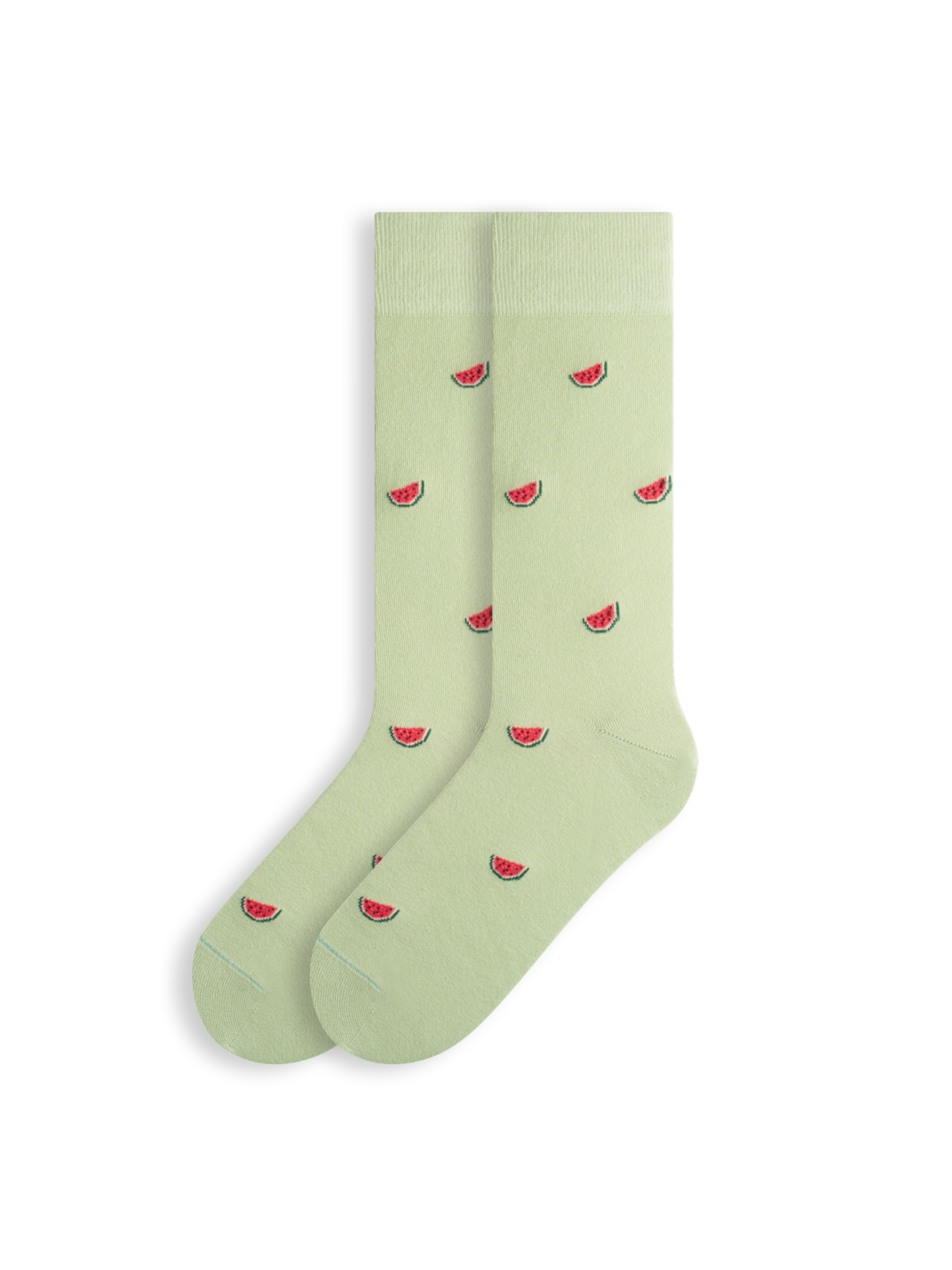 Von Jungfeld Socks 'FRUITY ICONS' in Green: front