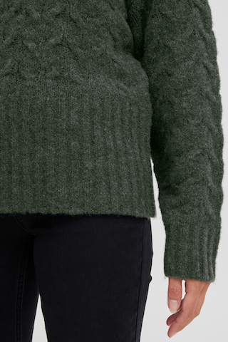 PULZ Jeans Sweater 'ASTRID' in Green