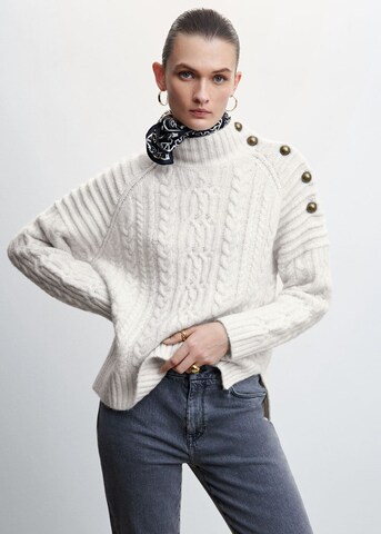 MANGO Sweater 'Justica' in Beige: front