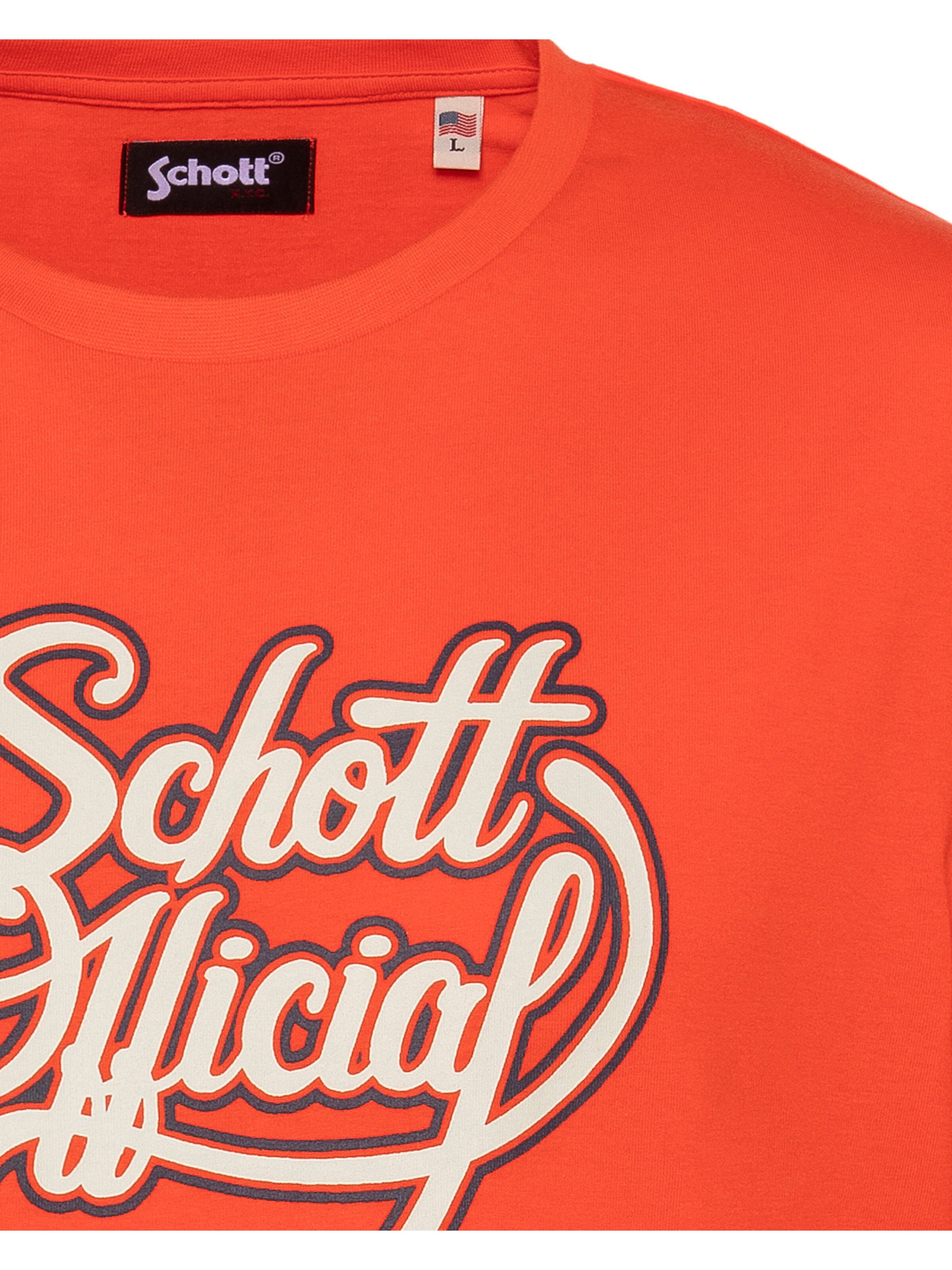 Schott NYC Shirt‌ in Orange