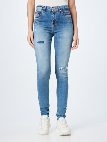 LTB גזרת סלים ג'ינס 'Amy' בכחול: מלפנים