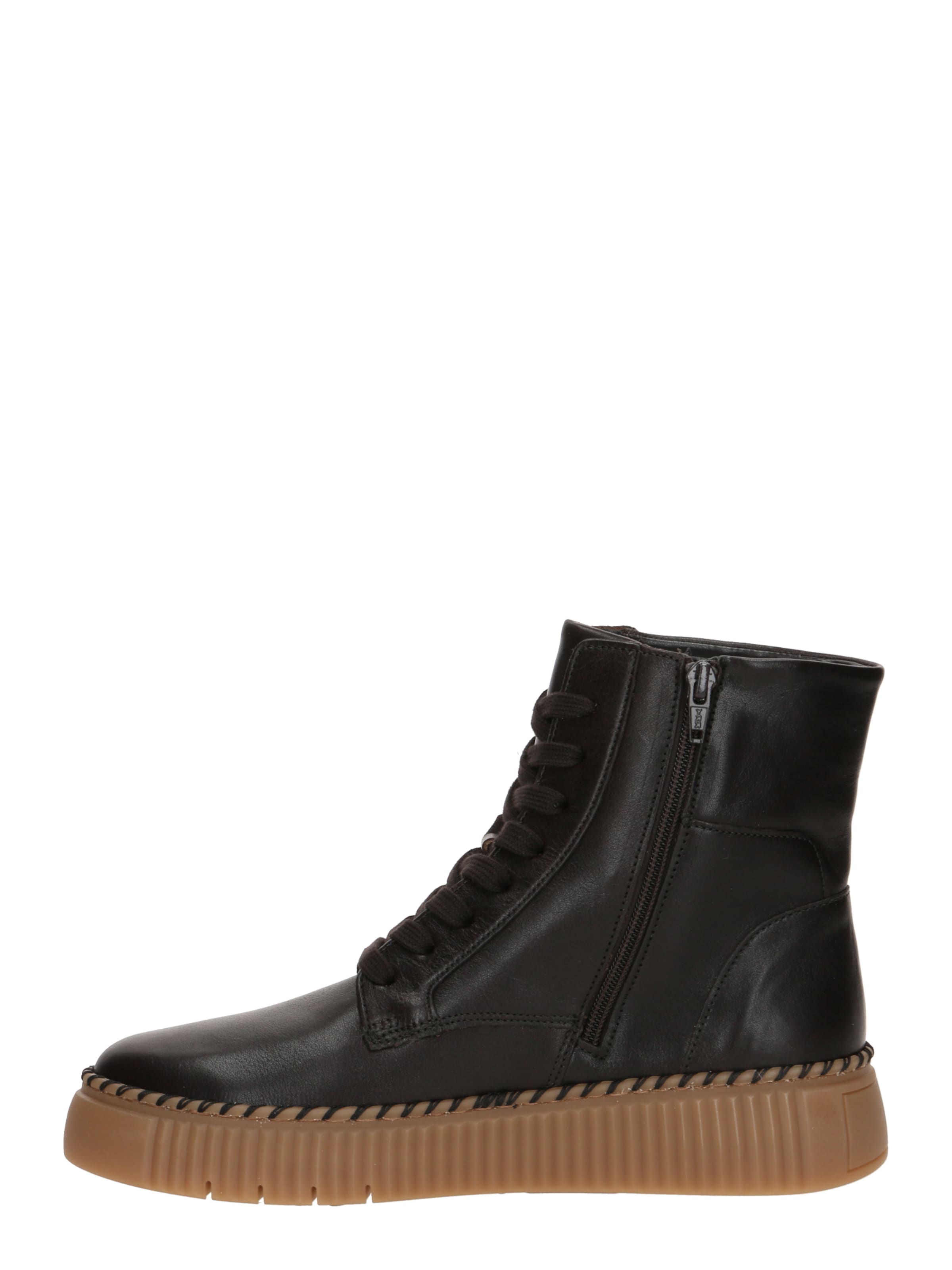 GABOR Lace-up bootie in Brown