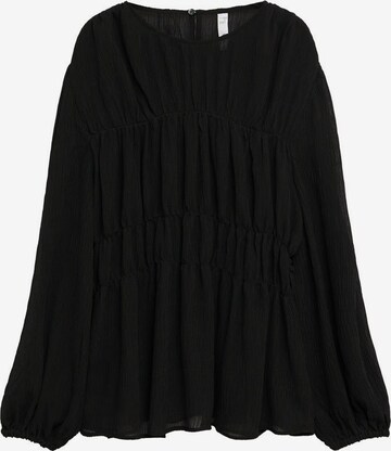 Camicia da donna 'Tiga' di MANGO in nero: frontale