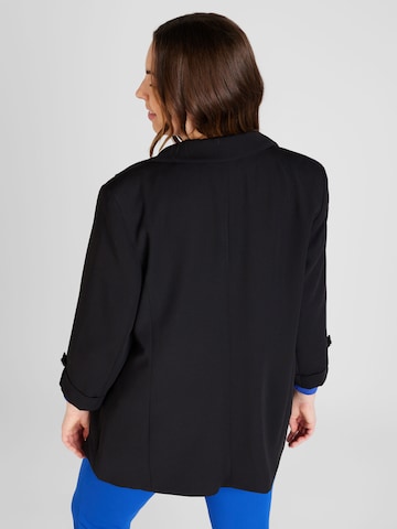 River Island Plus Blazer in Schwarz