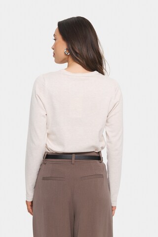 SAINT TROPEZ Strickjacke in Beige