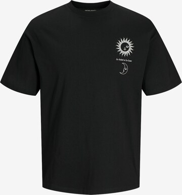 JACK & JONES Póló 'SOLEIL' - fekete: elől
