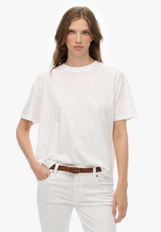 Superdry T-Shirt in Weiß: Vorderseite