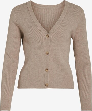 VILA Knit Cardigan 'Comfy' in Beige: front