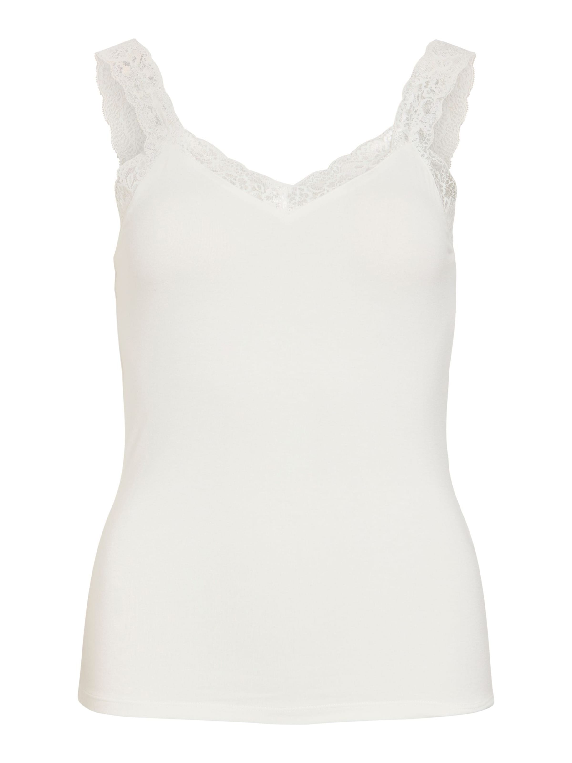 VILA - Top 'VIClura' en blanco: frente