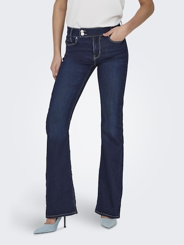 ONLY Flared Jeans 'PAOLA' in Blauw: voorkant