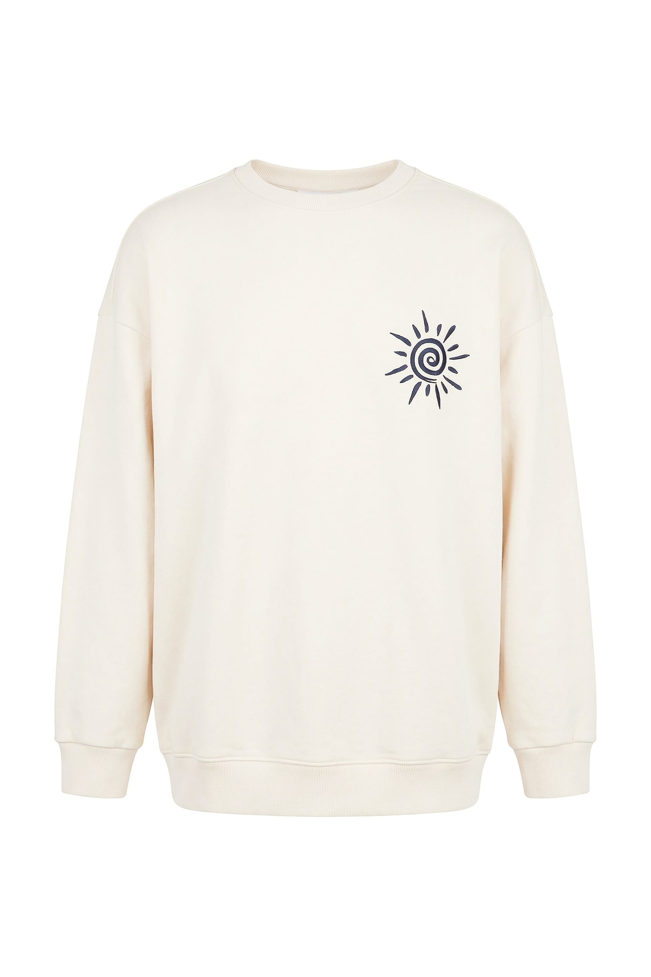 Studio Untold Sweatshirt in White: front