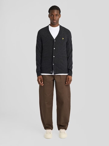 Lyle & Scott Knit Cardigan in Grey