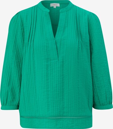 Camicia da donna di s.Oliver in verde: frontale