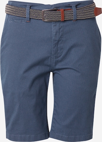 INDICODE JEANS Regular Chino Pants 'Brio' in Blue: front