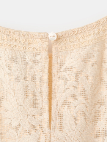 MANGO Bluzka 'Petelino' w kolorze żółty