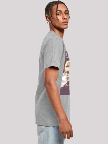 F4NT4STIC Shirt 'David Bowie Smoking Photograph' in Grijs