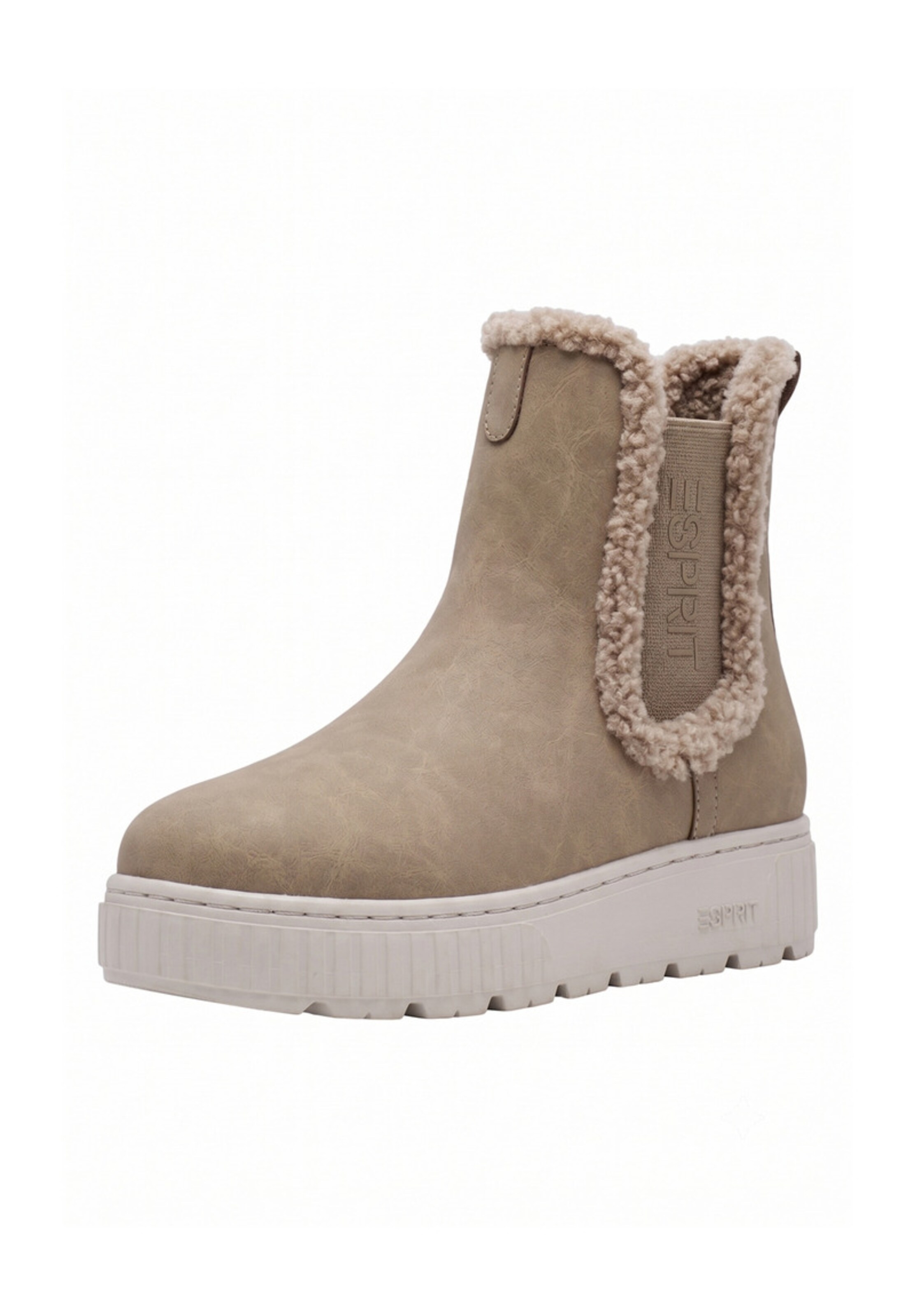 Esprit Shoes Chelsea boots 'PINA ' in Beige: front